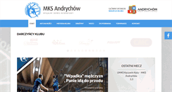 Desktop Screenshot of mks-andrychow.pl